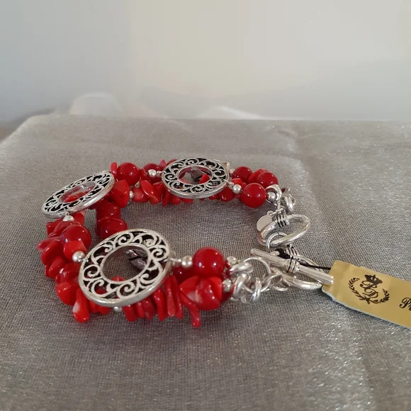 1/2 Price Marked Vintage Premeir Designs Bracelet Firecraker 1980's - Picture 11 of 16